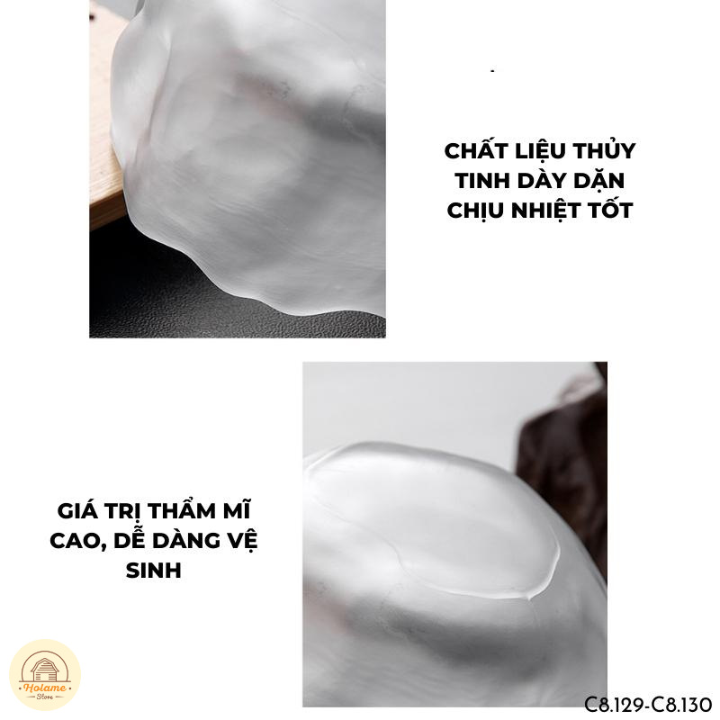 C8.129 C8.130 Set 2 mon Chen Va Dia Thuy Tinh Uong Tra 16